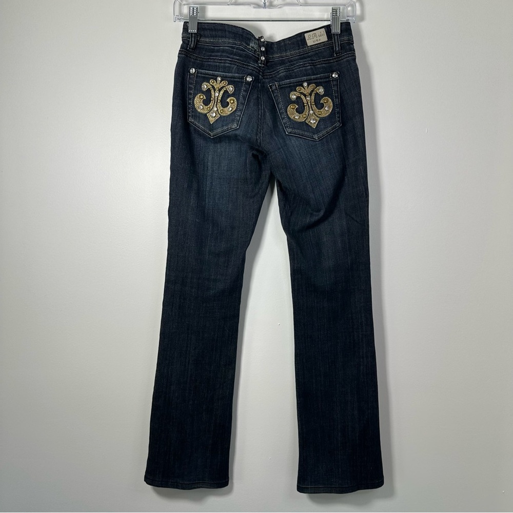 LA Idol Y2K Women’s Juniors Embellished Bootcut Jeans Size 1